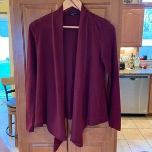 Flowy Burgundy Women’s Cardigan